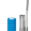 Single Use Toilet Brush Set and Holder Professional Easy Installation Bathroom Accessories