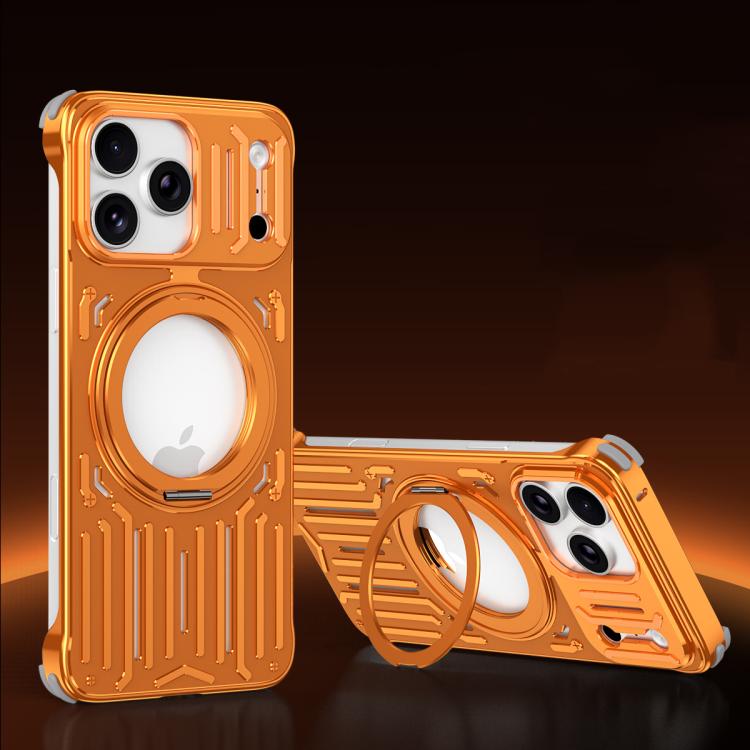 Mech Series Cooling Rotating Holder Metal Frameless Phone Case