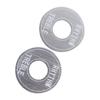 2PCS Electric Guitar Switch Gaskets Three Gear Toggle Switch Indicator Washer Rhythm Treble Ring Plate Silver