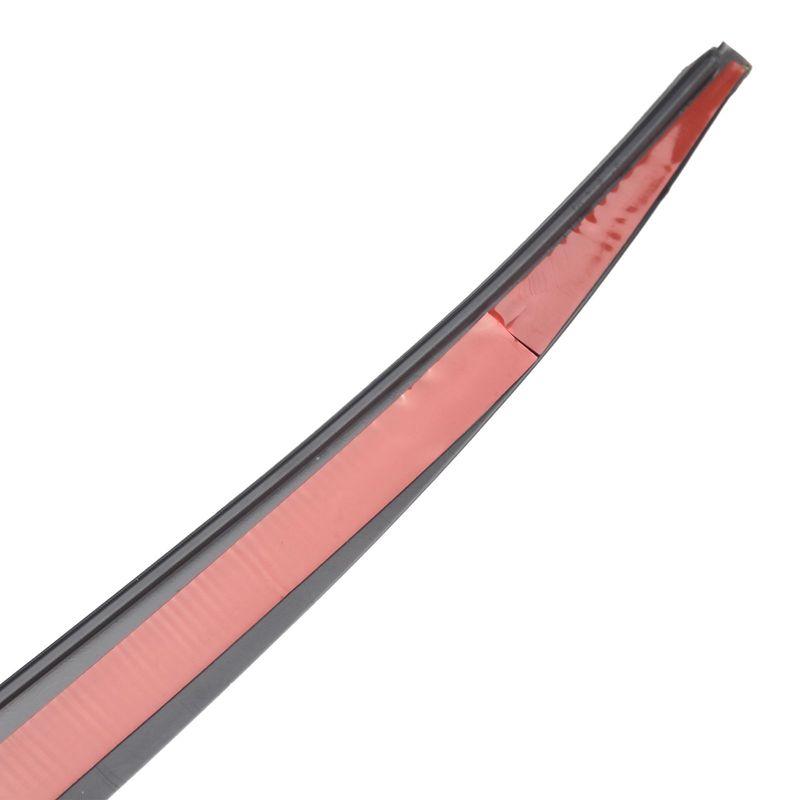 Hohe Qualität Hochwertig Praktischer Auto-Spoiler Schwarz Motorhaube Flexibel Heckklappe Leicht Lippe PU PU-Material Heckdach