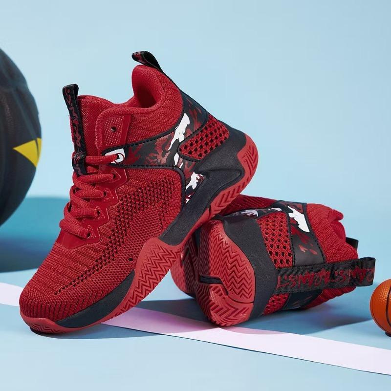 

Одноклассник Весна и Осень дышащие и легкие баскетбольные кроссовки на платформе из сетки с плетением «муха», повседневная обувь, уличная спортивная обувь с высоким верхом 38 красный