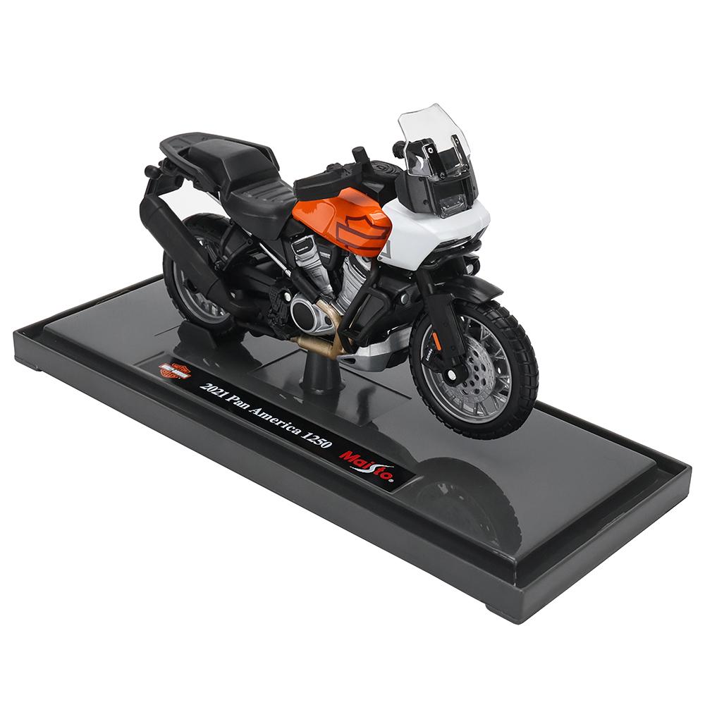 Maisto 1:18 Harley-Davidson Motorcycle 2021 Pan America 1250 Alloy Motorcycle Model Toy Car Collection