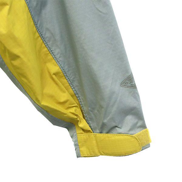 Columbia Outdoors Nylon Mountain Parka M Blue X Yellow With Storage Pouch Women Used