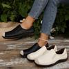 Mode Damen Flache Slip-On Schuhe Frühling Herbst Neuer Stil Atmungsaktive Niedrig Geschnittene Slipper Bequeme Freizeit-Sneaker Übergröße 43