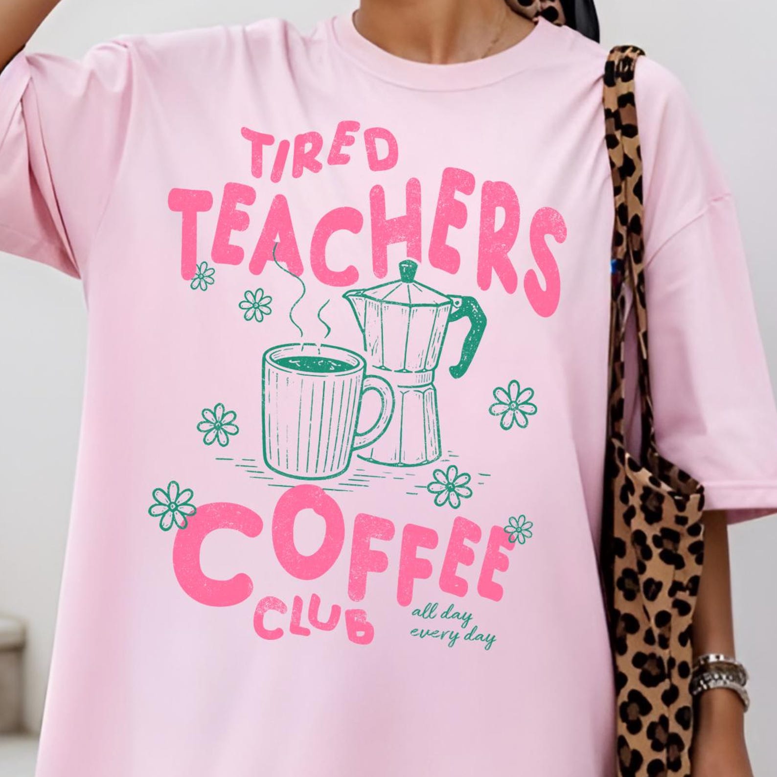 Tired Teachers Coffee Club Shirt, Teacher Appreciation Week Tee, Teacher Coffee Tee, Last Day Of School, Teacher Gift, Teacher Vacation Tee 4XL