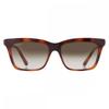 Grey Gradient Rectangular Ladies Sunglasses Sf1027s 214 55 Multi