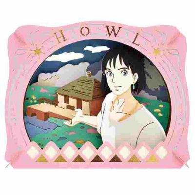 Ensky Paper Theater Moving Castle Howl Paper Body H80 X W100 X D42mm Howl's Size