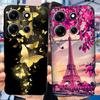 Fashion Butterfly Phone Case For Infinix Note 30i Note30 Pro 2023 Soft Silicone TPU Back Cover For Infinix Note 30 Pro Note30i