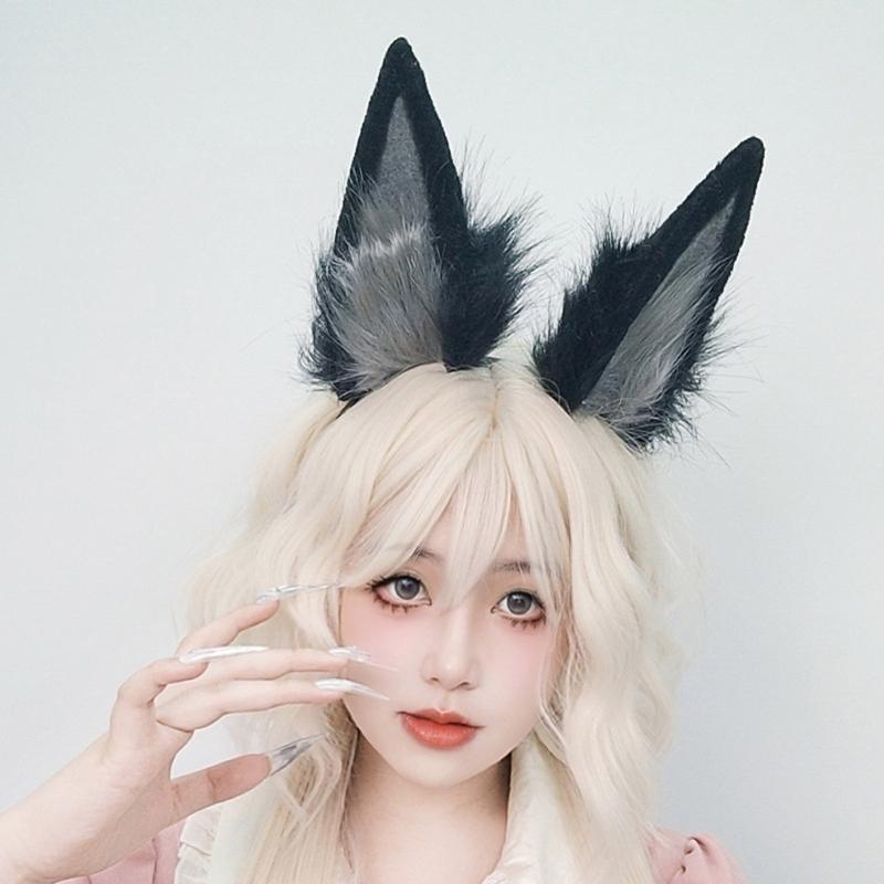 Tierohren Kopfschmuck Weiches Plüsch Haaraccessoire Kopfbedeckung Für Cosplay Kostüm Party Und Anime Thema Event