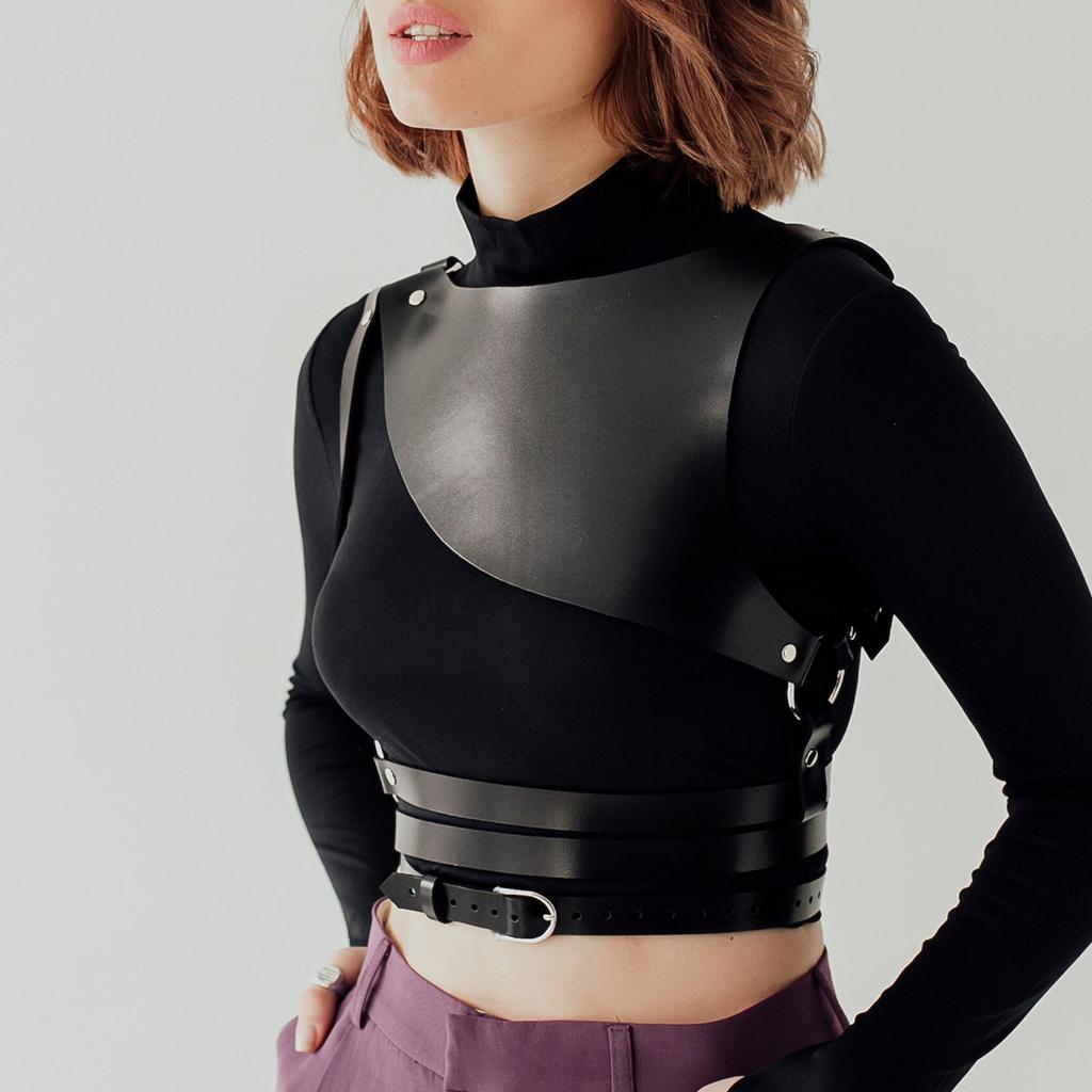 Ladies' Belt Harness, Punk Belt, Gothic Chain Abdominal Belt, Tight Corset Belt, Body Harness, Chest, Punk Gothic