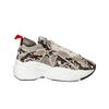 (w) Manhattan Sneakers Snake White