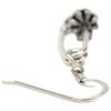 JustinDavis [Excellent Condition] SEJ323 2 925 THRASH Crown Safety Pin Motif Single Ear Hook Earring Silver Oxidized finishUsed