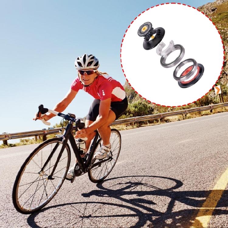 Universal Bike Headsets Aluminum Sealing Bearing Straight Tapered Fork Bearing Headsets Internal Cable Managements