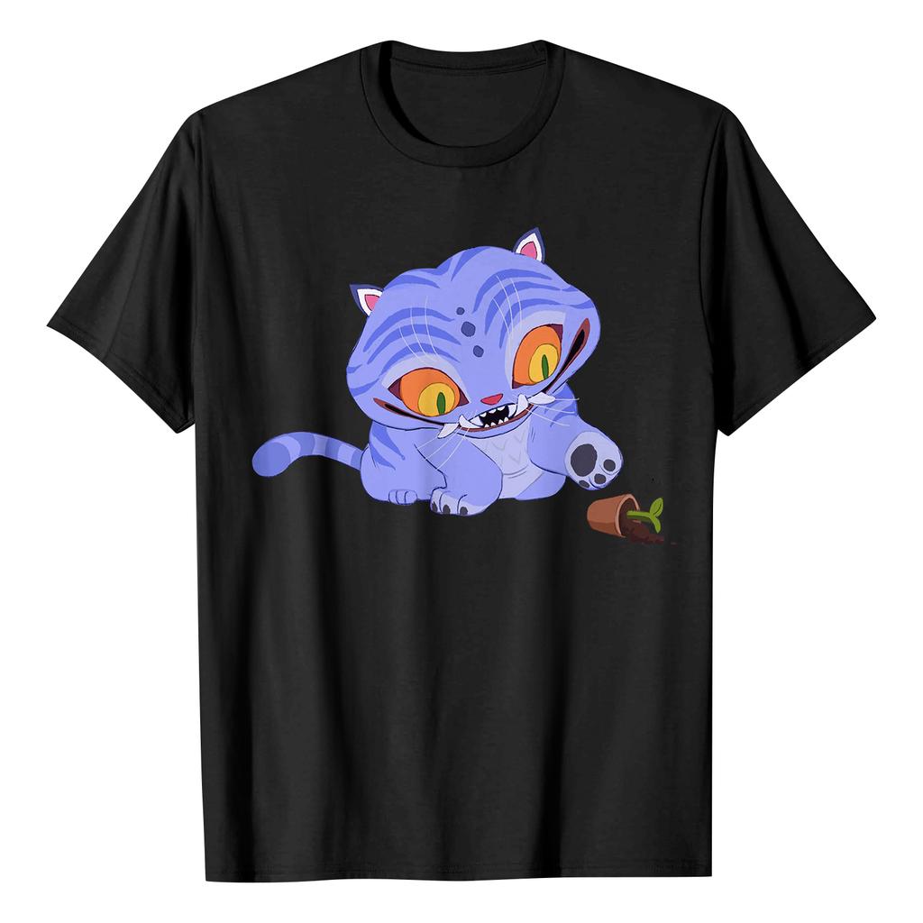 Fashionable Round Neck Short Sleeve Work Clothes Printed Tops For Womens Summer Tops