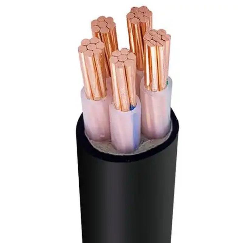 Guangzhou Zhujiang Flame Retardant YJV Copper Core Cable: 10-35 Sq WDZ-YJY, 3/4/5 Core National Standard