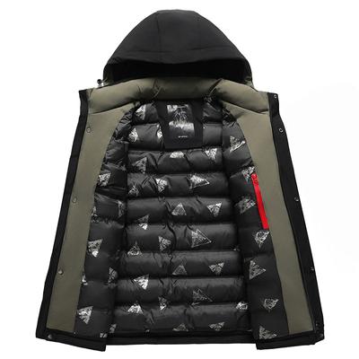 Men's Graphene Windproof Cotton Jacket for Winter Men's Clothing for Middle-aged and Elderly Fathers Warm Cotton Jacket