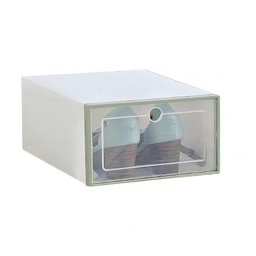 Sports Shoes Box Stackable Dustproof Transparent Type Shoes Storage Container Box Organizer Shoes Display Stand