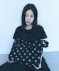 Oart Dot Pleats Shoulder Bag [Black]
