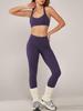 Beautiful back sports underwear, yoga set, women's fitness trousers, a set of Pilates quick-drying yoga clothes, two-piece set