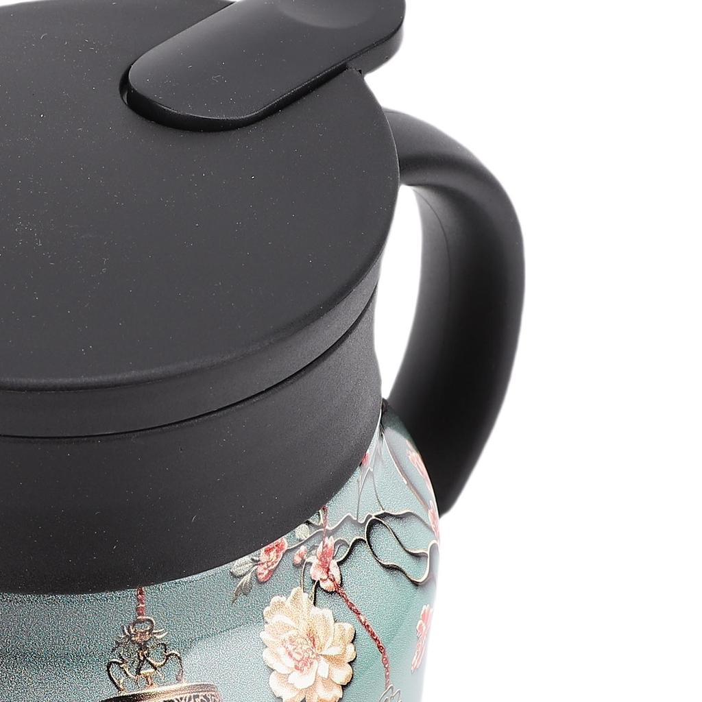 Vintage Teekanne 1000ml 316 Edelstahl Thermische Heißkaffeekanne Isolierte Teekanne mit Deckel für Zuhause Küche Büro