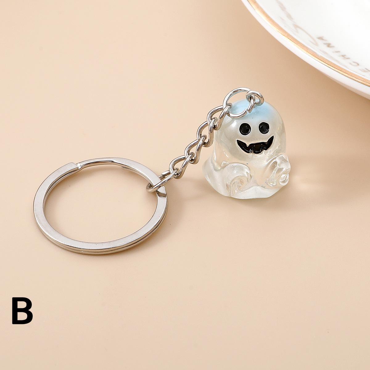 

Брелок-подвеска в виде аниме-призрачного черепа на Хэллоуин - мультяшные украшения и брелок для ключей для переодевания