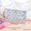 Starry Sky Glitter Card Holder: Transparent, Portable ID & Bank Card Cover with Coin Purse