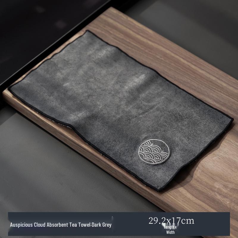 Xiangyun Thickened Absorbent Cotton & Linen Tea Towel - Zen Tea Table Accessories