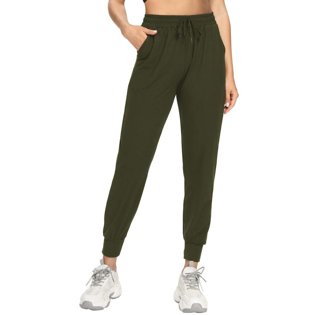 Nine-point Drawstring Sports Pants Loose Slimming Cuffs Women's Casual Pants