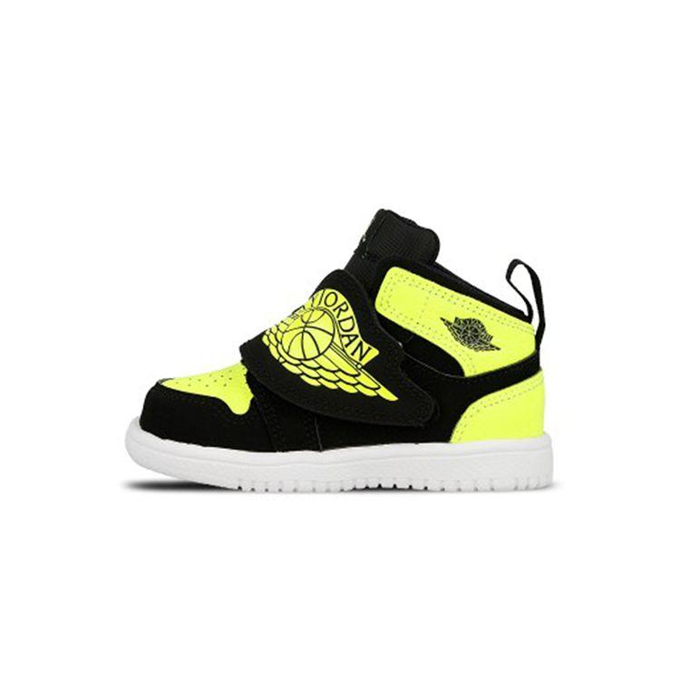 

Кроссовки Air Jordan Sky Jordan 1 TD Black Volt Baby Volt-White BQ7196-007