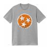 Volunteer State Cotton T Shirt Vintage Washed Fashion Stretched Unisex Designer Clothes Stylish Top For Everyday Wear Slightly