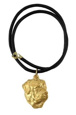 Rottweiler, Rott, Rottie I - Necklace with a Dog In a Gift Box, Gold-plated Pendant for a Dog Lover, Striking Jewelry by