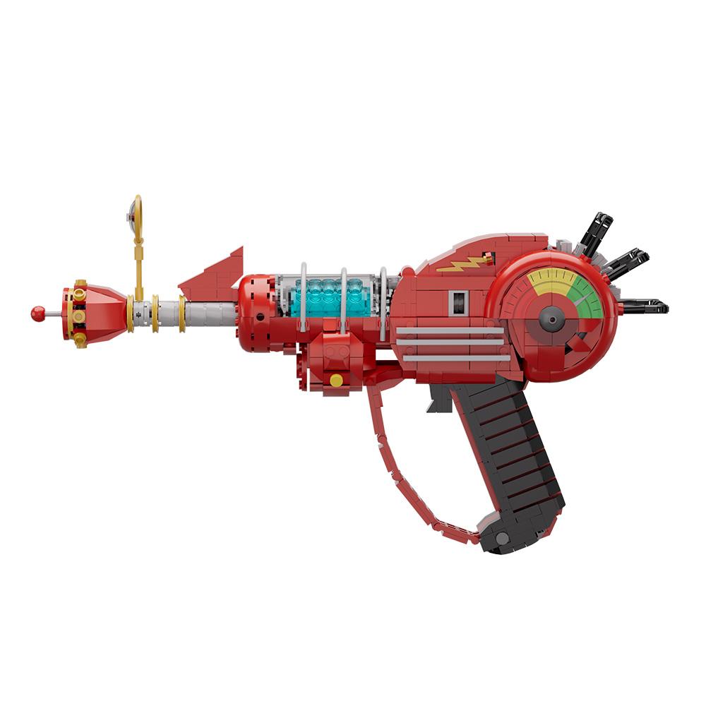 Gorbicks MOC Rojo Call of Duty Ray Gun Modelo Ladrillos DIY Juego Bloques de Construcción Kit Accesorios Juguetes Para Regalos de Cumpleaños