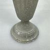 Flared Opening Antique Metal Vases for Dried Flower, Distressed Accent Decorative Tall Urn Vases for Coffee Tables, Shelves and Mantels Decors