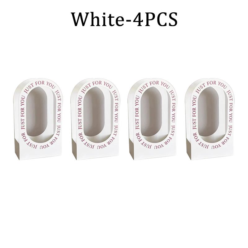 Simple Hollow Hand-Held Flower Basket Paper Flower Bouquet Floral Arrangement Carton Packaging Box Decoration Supplies