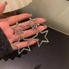 Simple and Exaggerated Sparkling Diamond Star Earrings for Women In Niche Design Sense YK Sweet and Cool Babes Show Their Versatile Earrings