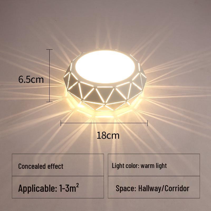 Modern Embedded Corridor Downlight - Creative Spotlight for Foyer & Hallway Ceilings