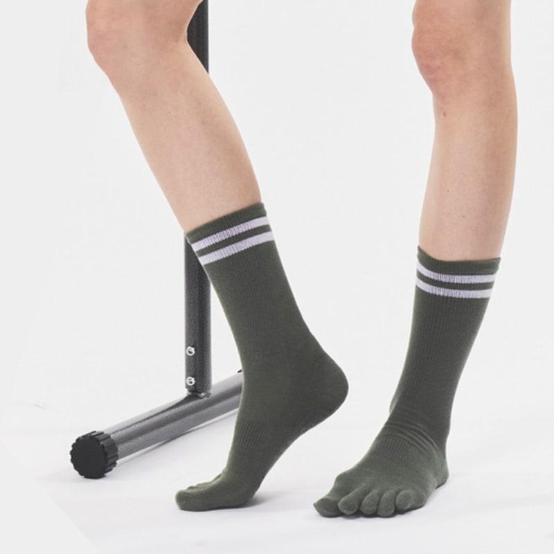 REXY Origin Double-Sided Non-Slip Crew Toe Socks