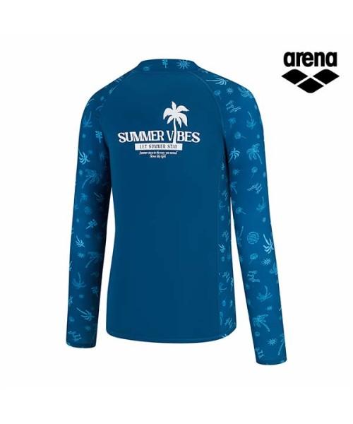 Alena Graphic Day Men'S Zip-Up Rash Guard A6Bm1Rr26Pea