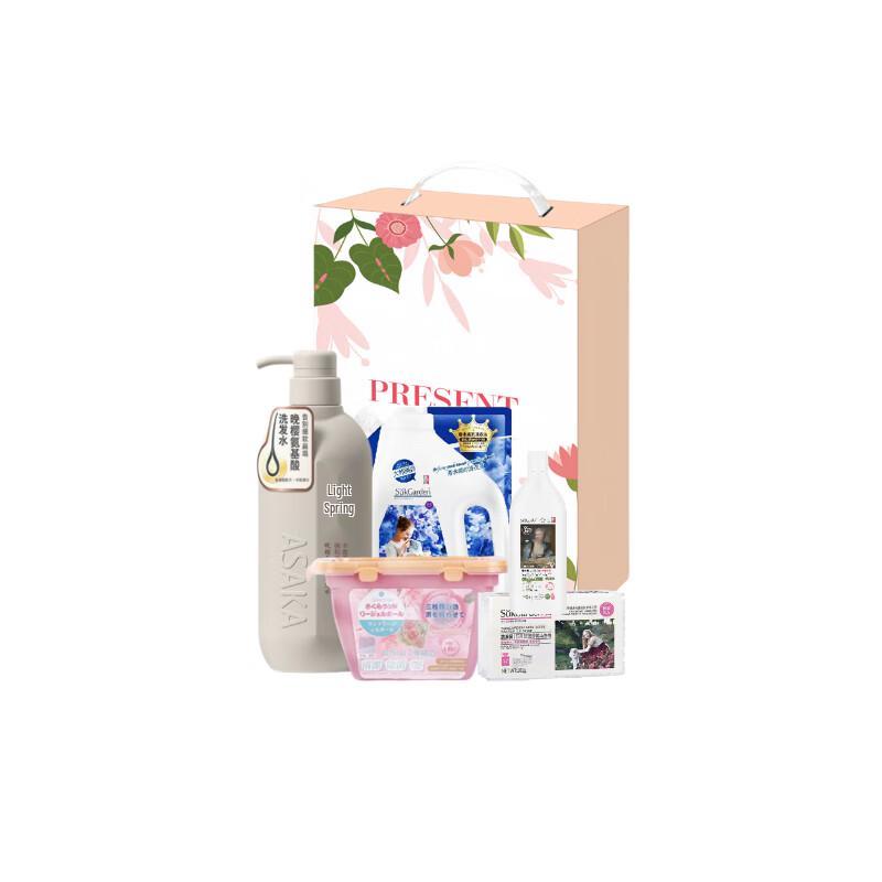 ASAKA Japanese Evening Cherry Blossom Amino Acid Shampoo Gift Set
