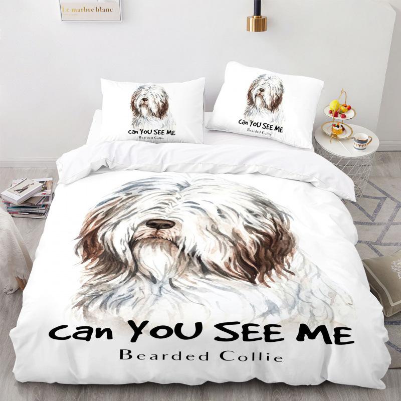 3D Digital Printing Three-Piece Bedding Four-Piece Set 2