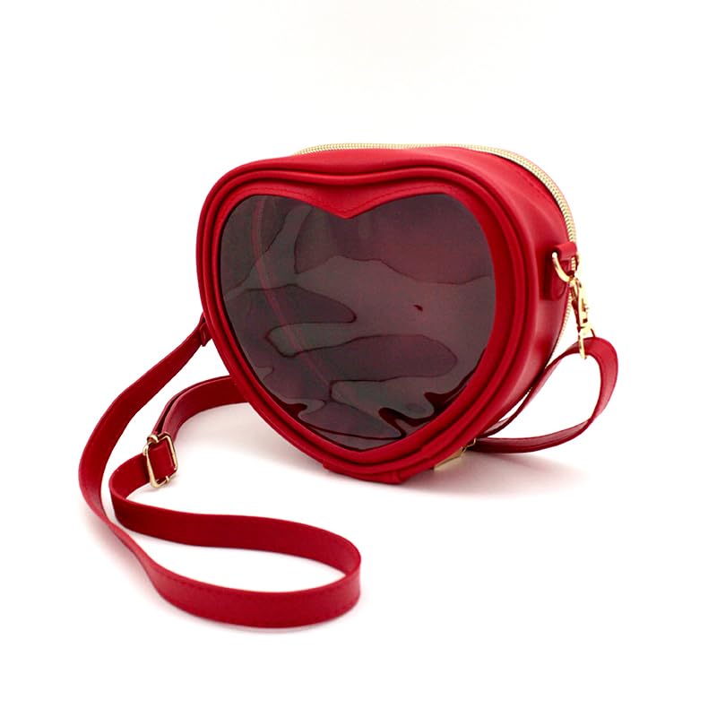 CONC CO403 Plush Shoulder Bag Heart Red nui.