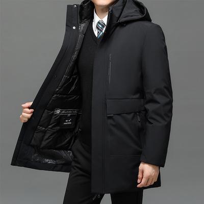 Parka Men Coats  Winter Jacket Men Thicken Hooded Waterproof Outwear Warm Coat Fathers' Clothing Casual Men's Overcoat
