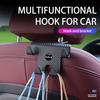 ABF3   Four Head Car Hook Seat Back Hanging Hook Headrest Hanger For KIA Cerato Soul Venga Forte Spectra Sedona Niro Cadenza
