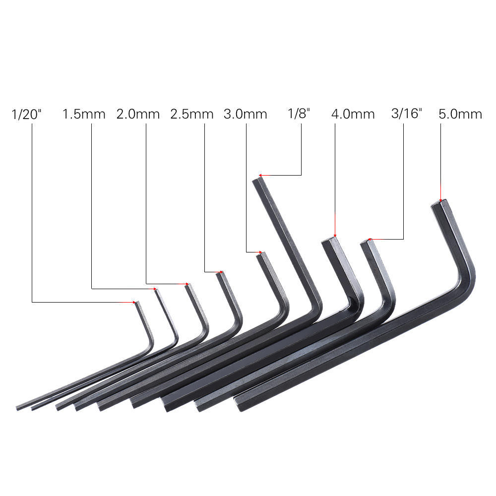 9pcs Guitar Bass Neck Bridge Screw Truss Rod Adjustment Wrench Set Repair Tool