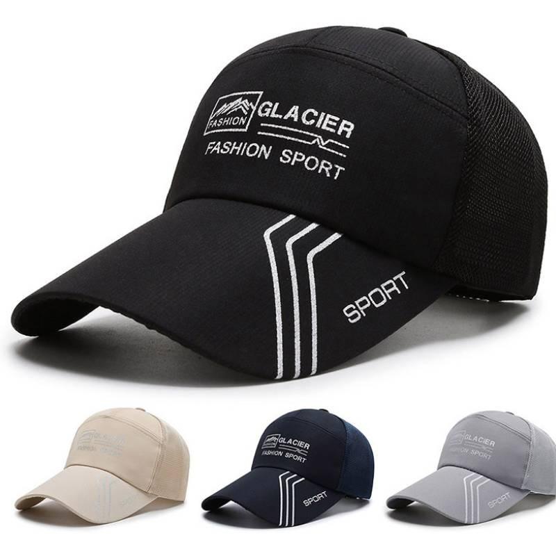 Printing Glacier Letter Baseball Cap Uv Protection Outdoor Breathable Gift Hat