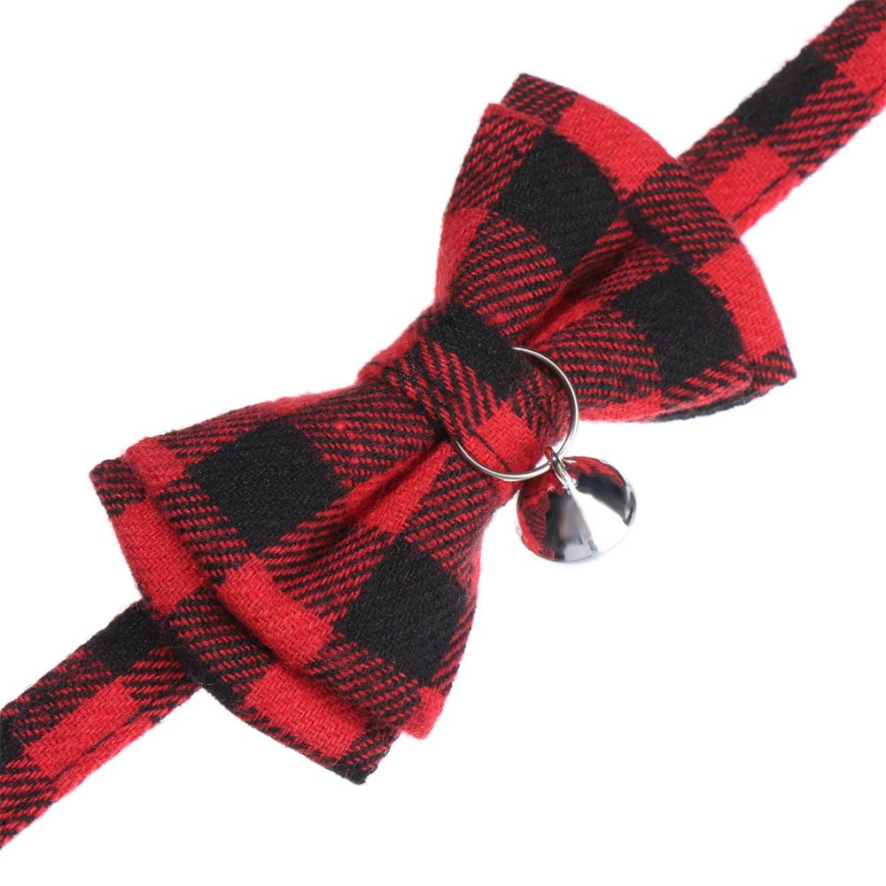 Collier Kittens Grid Collar with Bell Pet Supplies Kitten Collar Cats Collar Puppy Collar