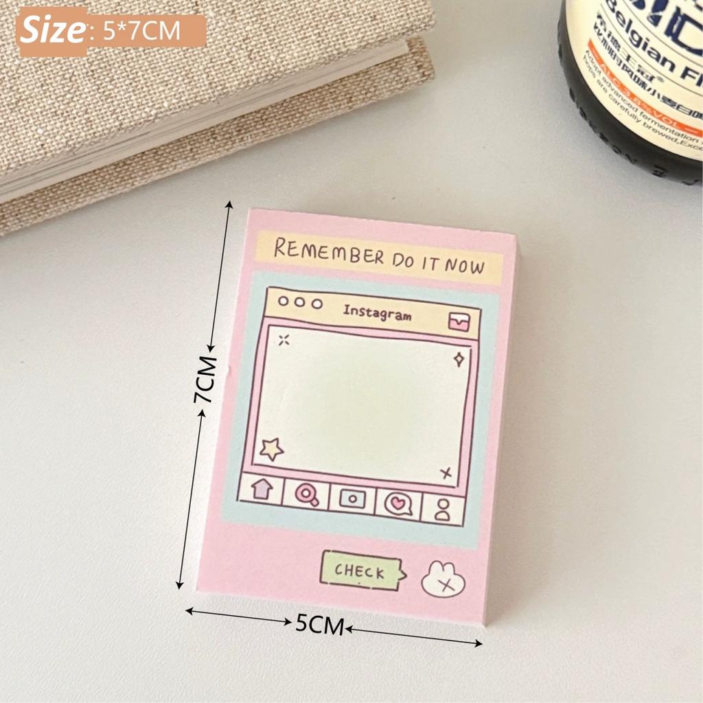 Memo Pads For Students Non-Sticky Non-Sticky Notepads Romantic Notepads Adorable Cute Mini Notepads For School Journaling