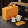 National Gift Panda Ceramic Mug Office Cup with Lid Filter Tea Separation Cup Gift Box Room Gift