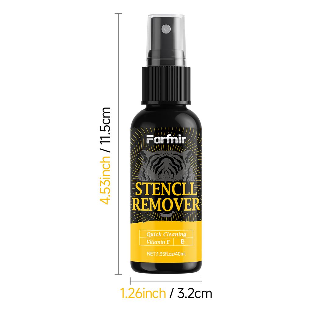 REMOVER Is Suitable for Removing Pattern Stencils on the Skin, Spray Remover, Suitable for All Skin Types