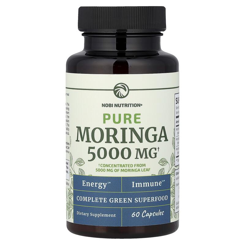 Moringa Pur, 5 000 mg, 60 Gélules